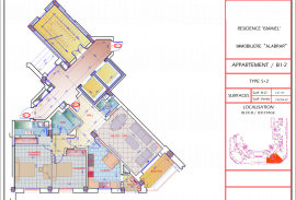 Appartement (B1-2)au LAC 2 en S+2 de142,54m² au 1er étage